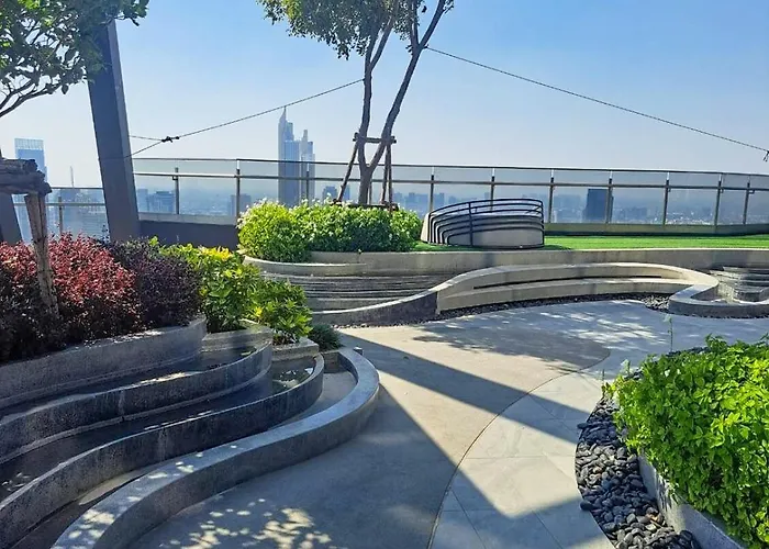 아파트 Luxury Duplex Samyan Area 28th Fl Near Mrt