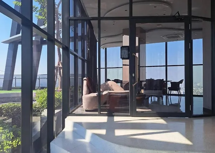 아파트 Luxury Duplex Samyan Area 28th Fl Near Mrt *