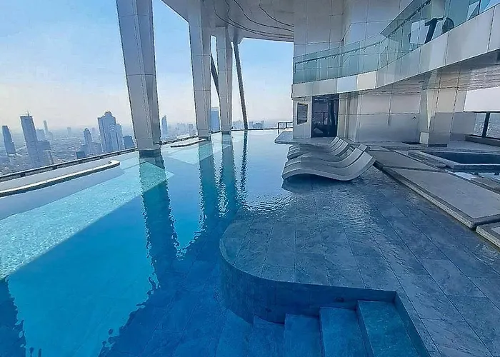 Luxury Duplex Samyan Area 28th Fl Near Mrt 방콕