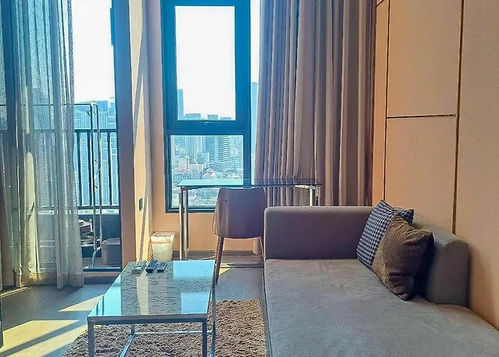아파트 Luxury Duplex Samyan Area 28th Fl Near Mrt *