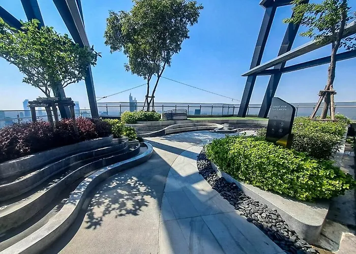 Luxury Duplex Samyan Area 28th Fl Near Mrt * 방콕