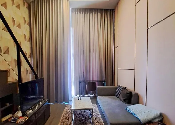 Luxury Duplex Samyan Area 28th Fl Near Mrt 아파트 방콕
